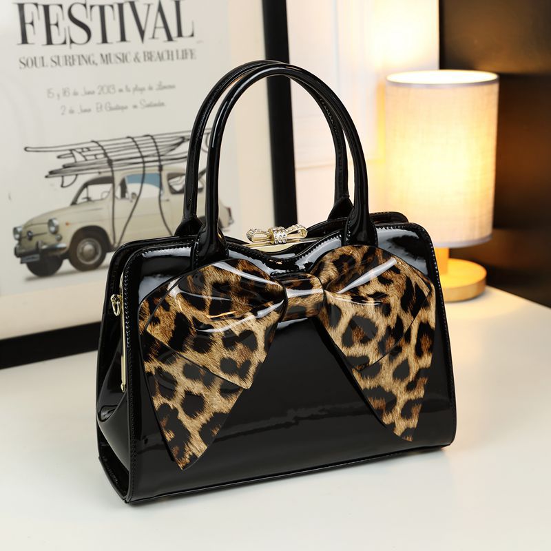 Structured top-handle handbag, alternative view
