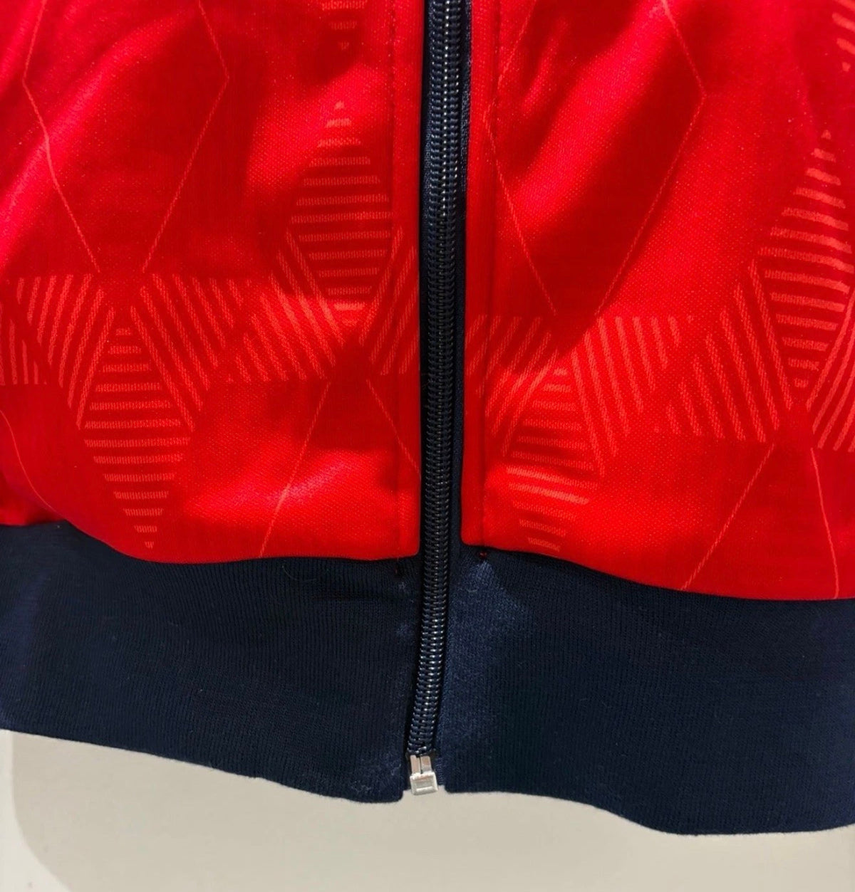 Score Draw England 1990 Away Track Jacket – Red