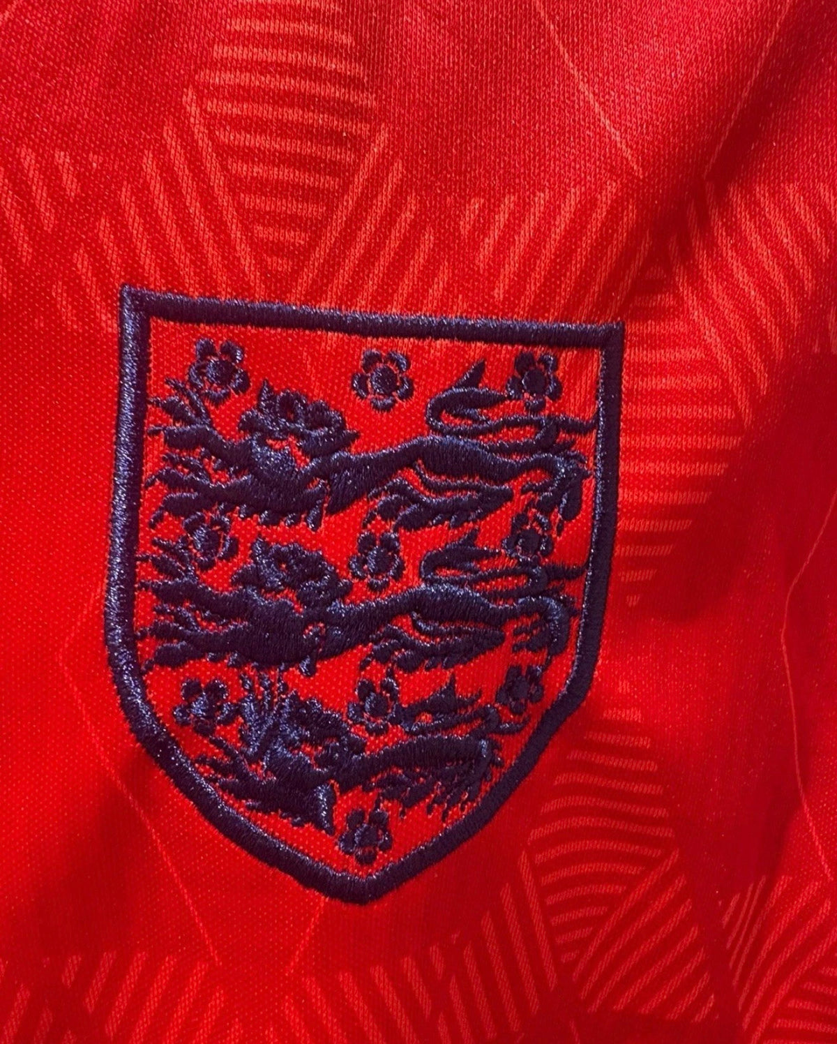 Score Draw England 1990 Away Track Jacket – Red