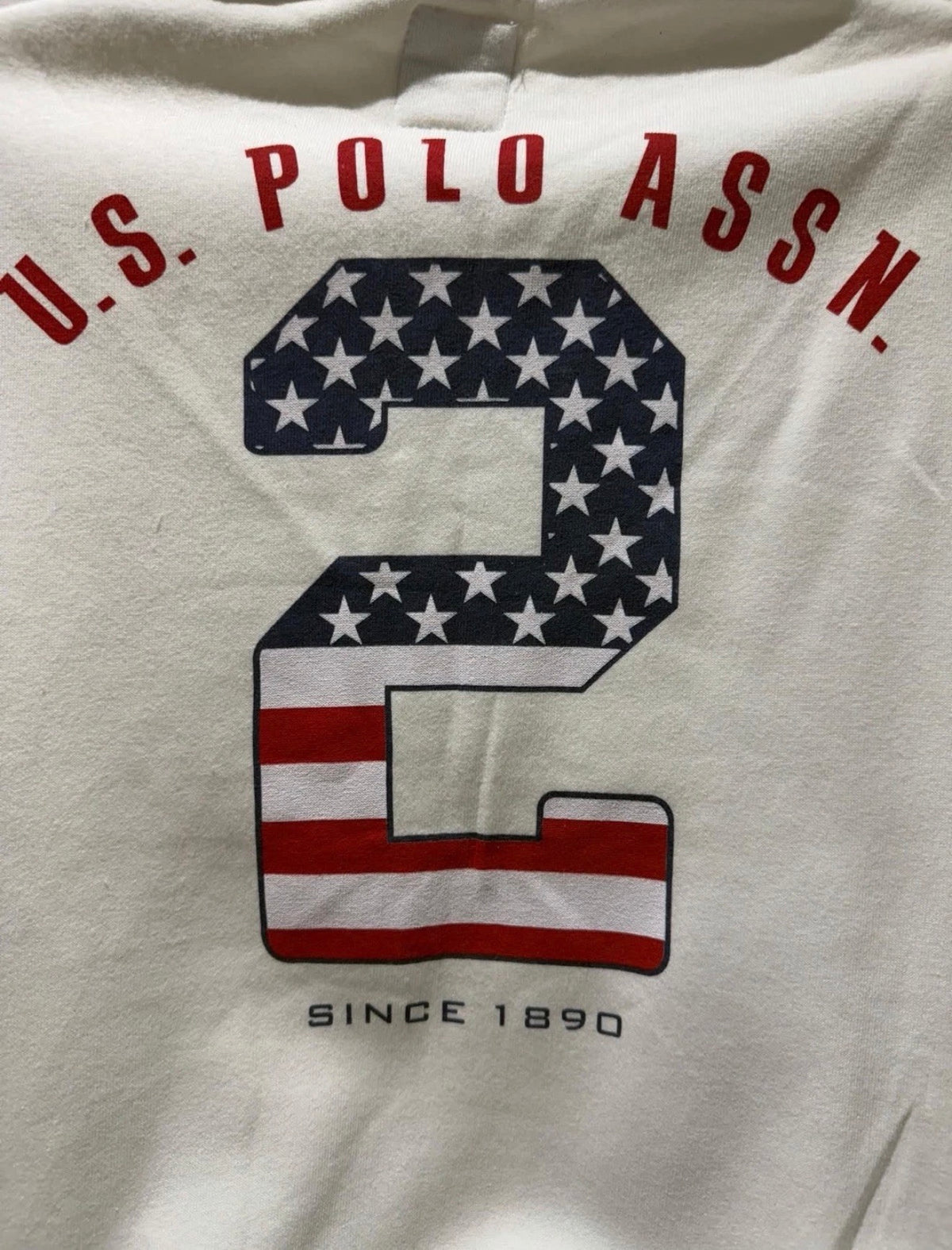 U.S. Polo Assn. Heritage Gary Brown Full-Zip Sweatshirt – Cream