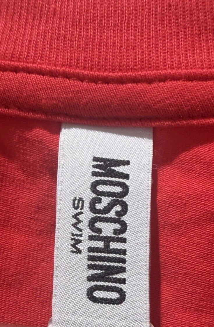 Moschino Swim I’m Hot Graphic T-Shirt Red XXL – New with Tags