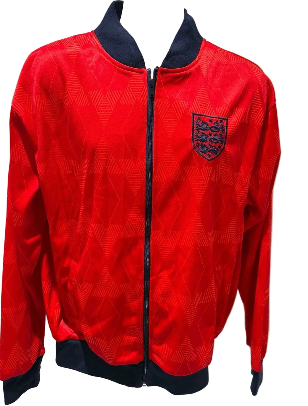 Score Draw England 1990 Away Track Jacket – Red