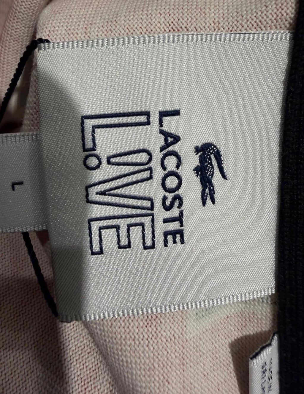 Lacoste L!VE Paisley Print T-Shirt Red Large – New with Tags