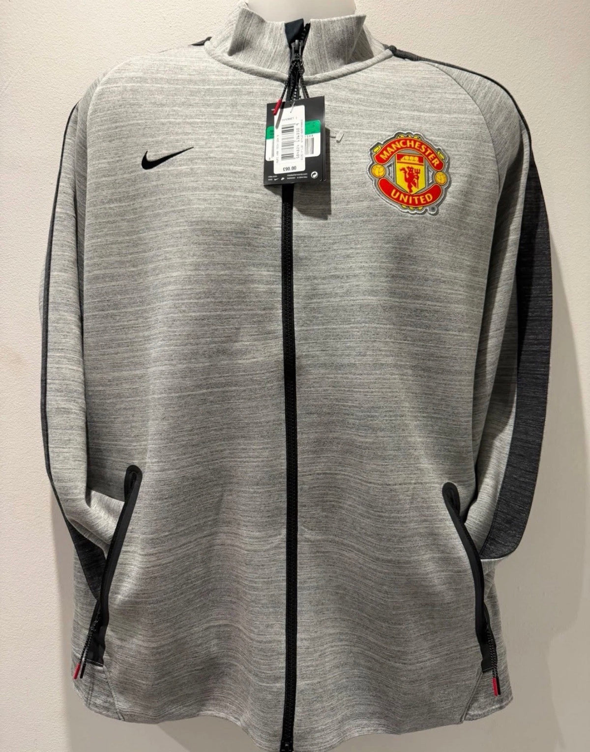 Nike Manchester United Authentic N98 Track Jacket – Grey