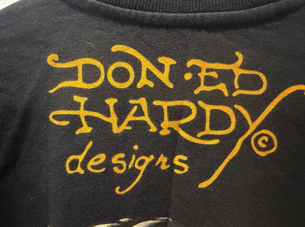 Ed Hardy New York City Tattoo Graphic Track Jacket – Black