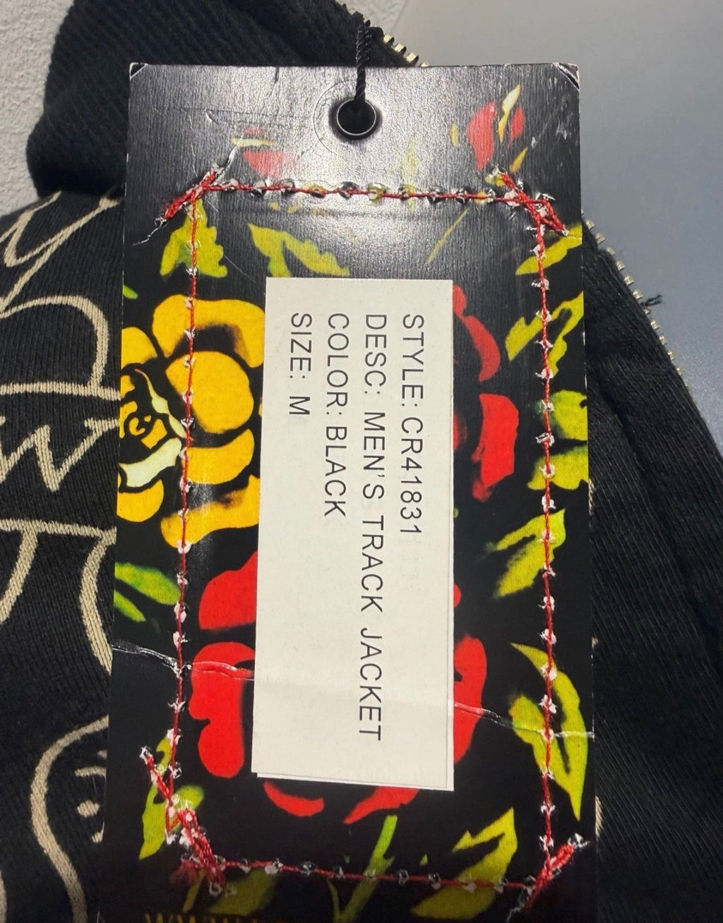 Ed Hardy New York City Tattoo Graphic Track Jacket – Black