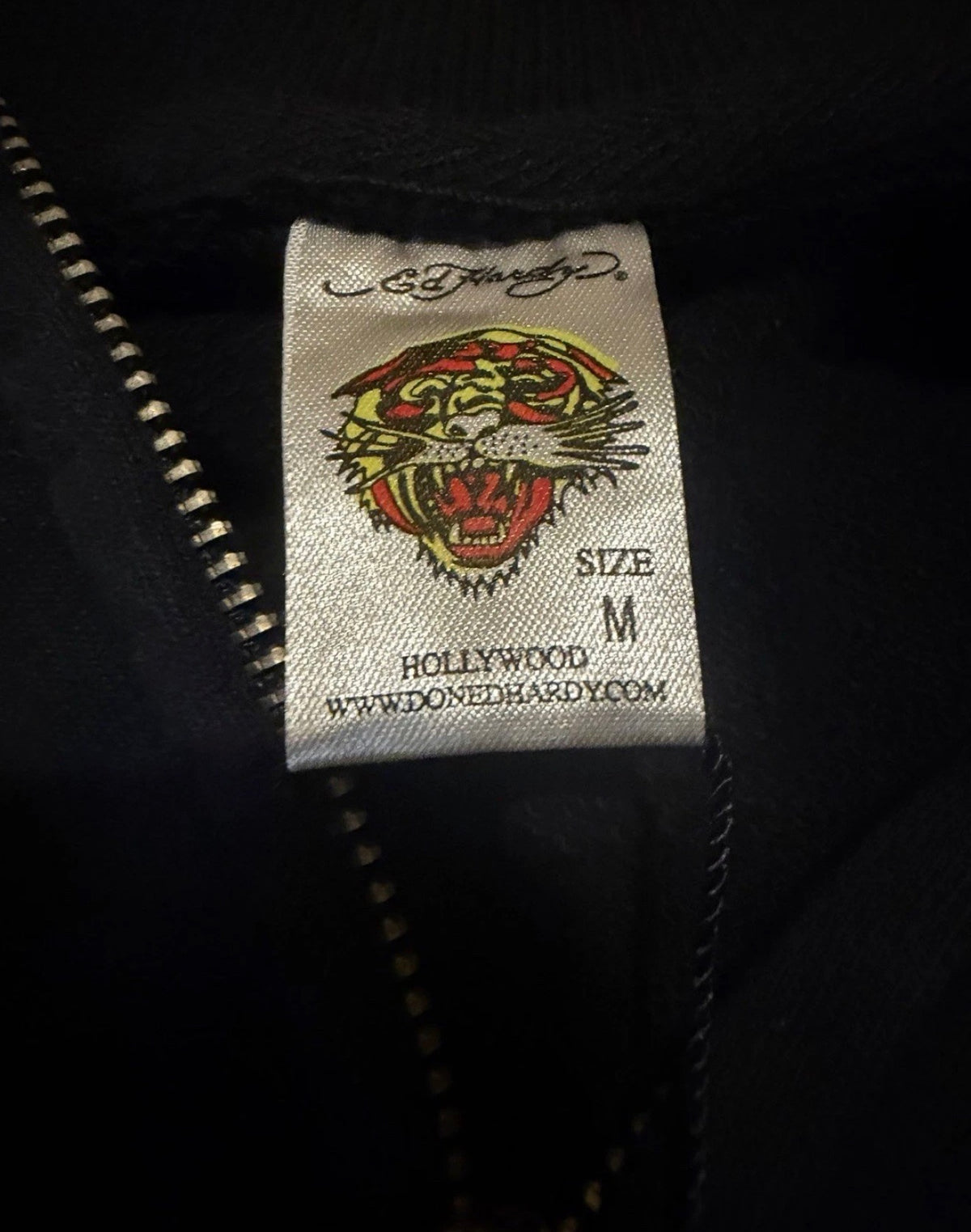 Ed Hardy New York City Tattoo Graphic Track Jacket – Black