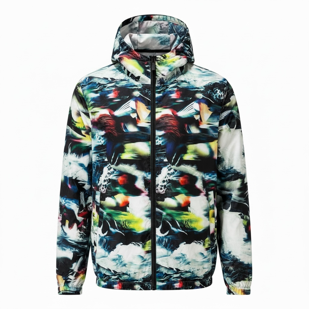 Puma by Hussein Chalayan Bird Camo Windbreaker Jacket Multicolour XL – New with Tags