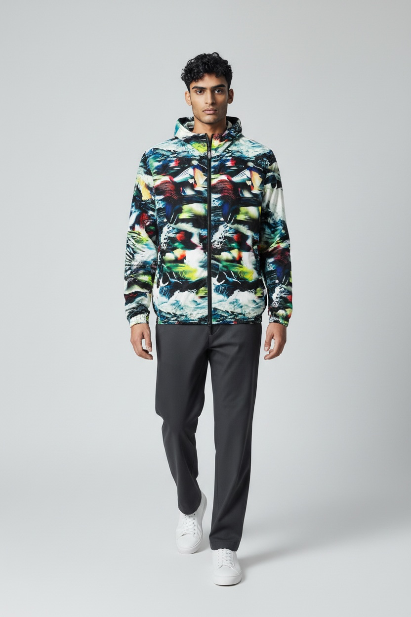 Puma by Hussein Chalayan Bird Camo Windbreaker Jacket Multicolour XL – New with Tags