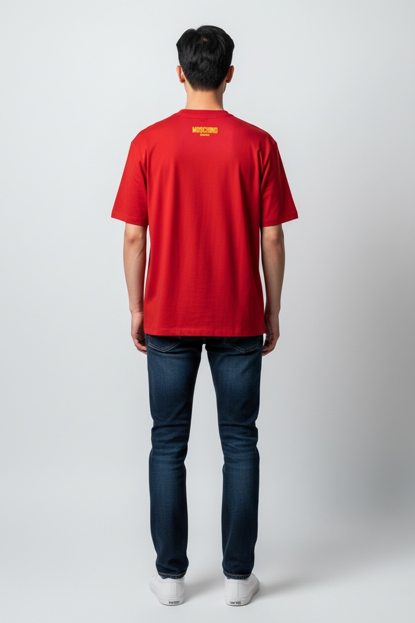 Moschino Swim I’m Hot Graphic T-Shirt Red XXL – New with Tags