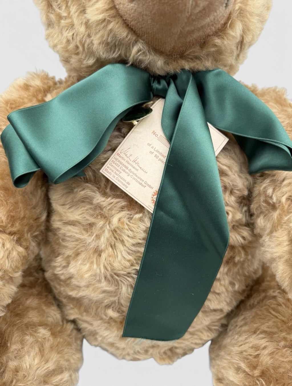 Hermann-Coburg Classic Max 80cm Mohair Teddy Bear No. 15/50 – 2005 Limited Edition
