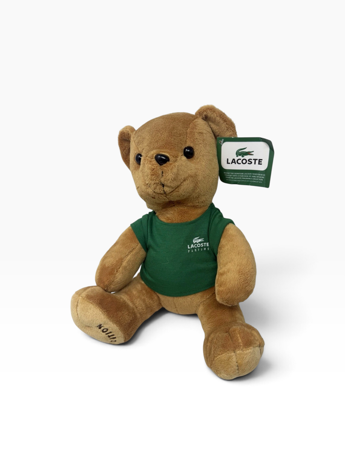 Lacoste Parfums Limited Edition Promotional Teddy Bear with Original Tag