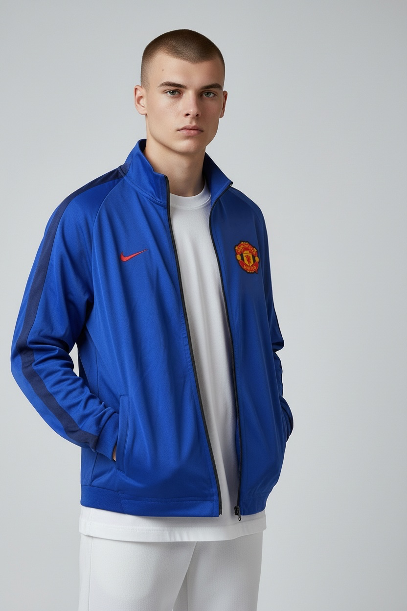 Nike Manchester United N98 Anthem Track Jacket 2014/15 Blue XL BNWT