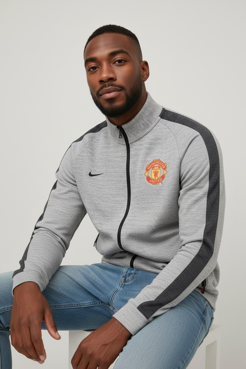 Nike Manchester United Authentic N98 Track Jacket – Grey