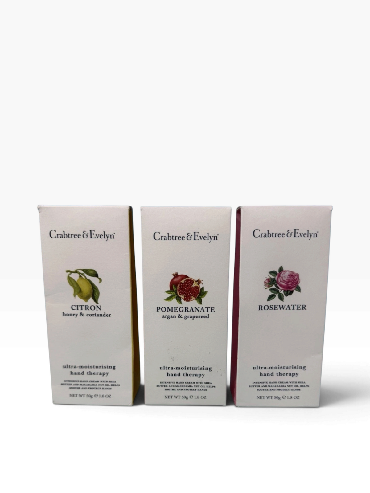 Crabtree & Evelyn Hand Therapy Trio Gift Set – 3 x 50g