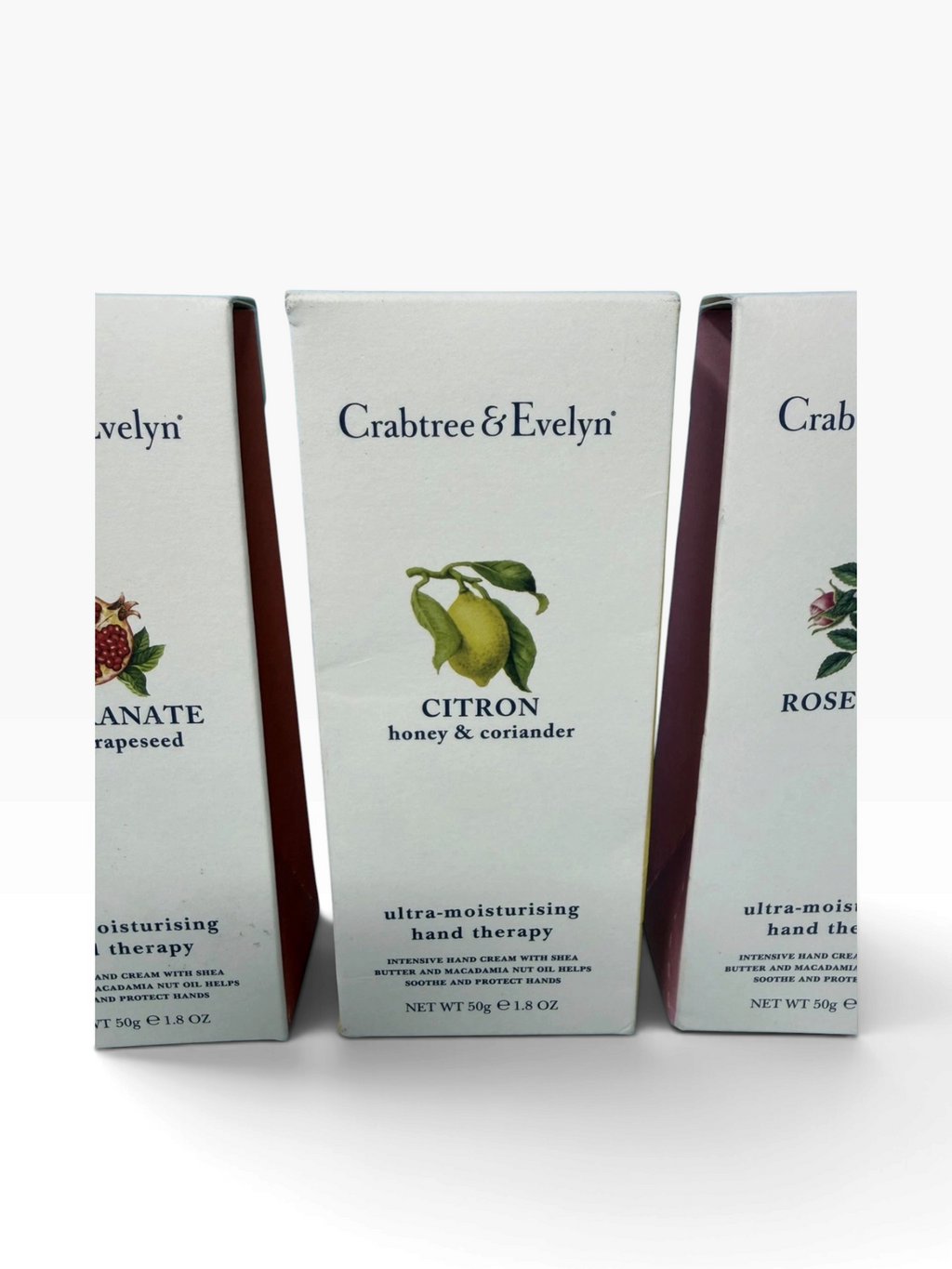 Crabtree & Evelyn Hand Therapy Trio Gift Set – 3 x 50g