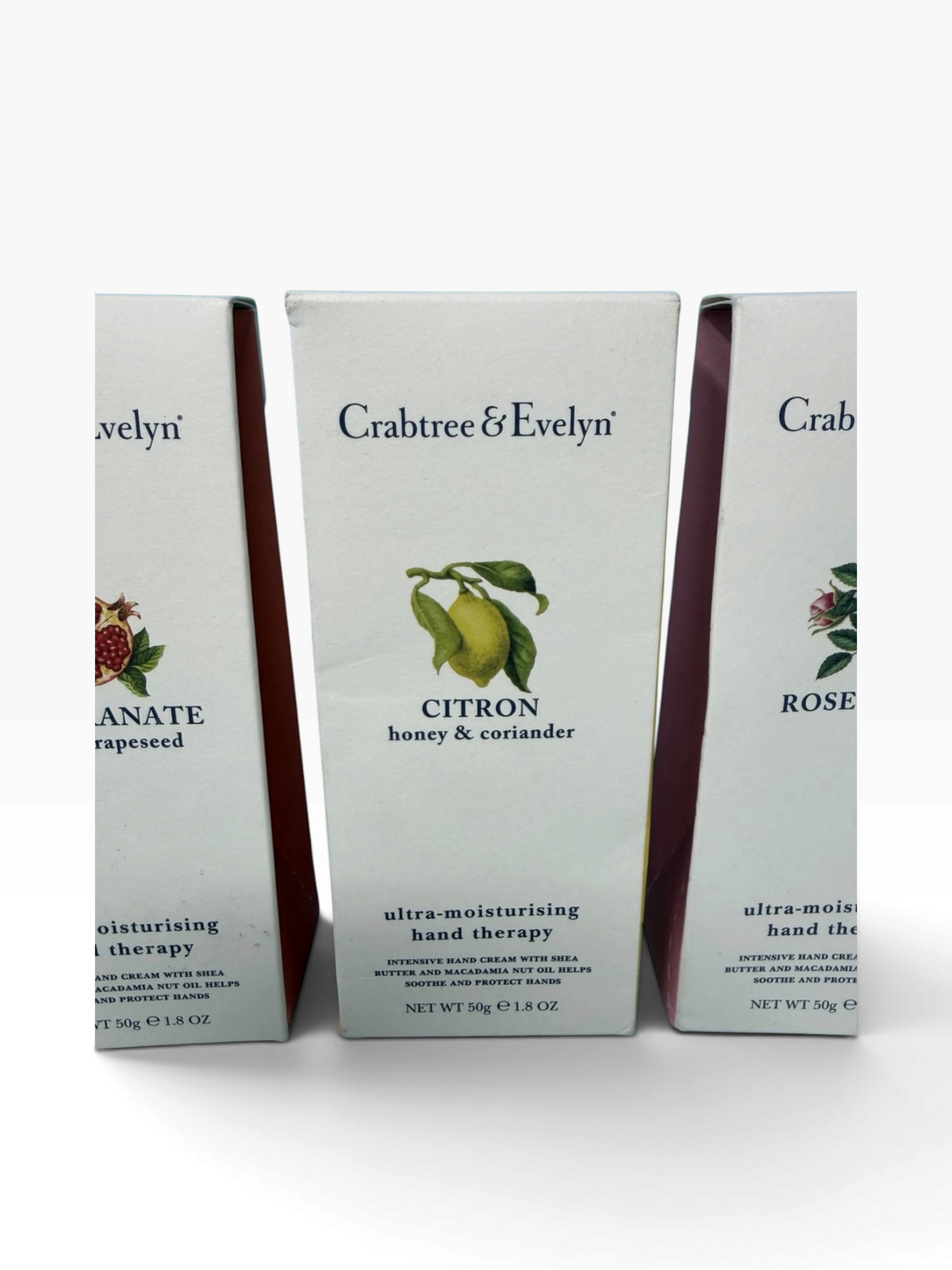 Crabtree & Evelyn Hand Therapy Trio Gift Set – 3 x 50g