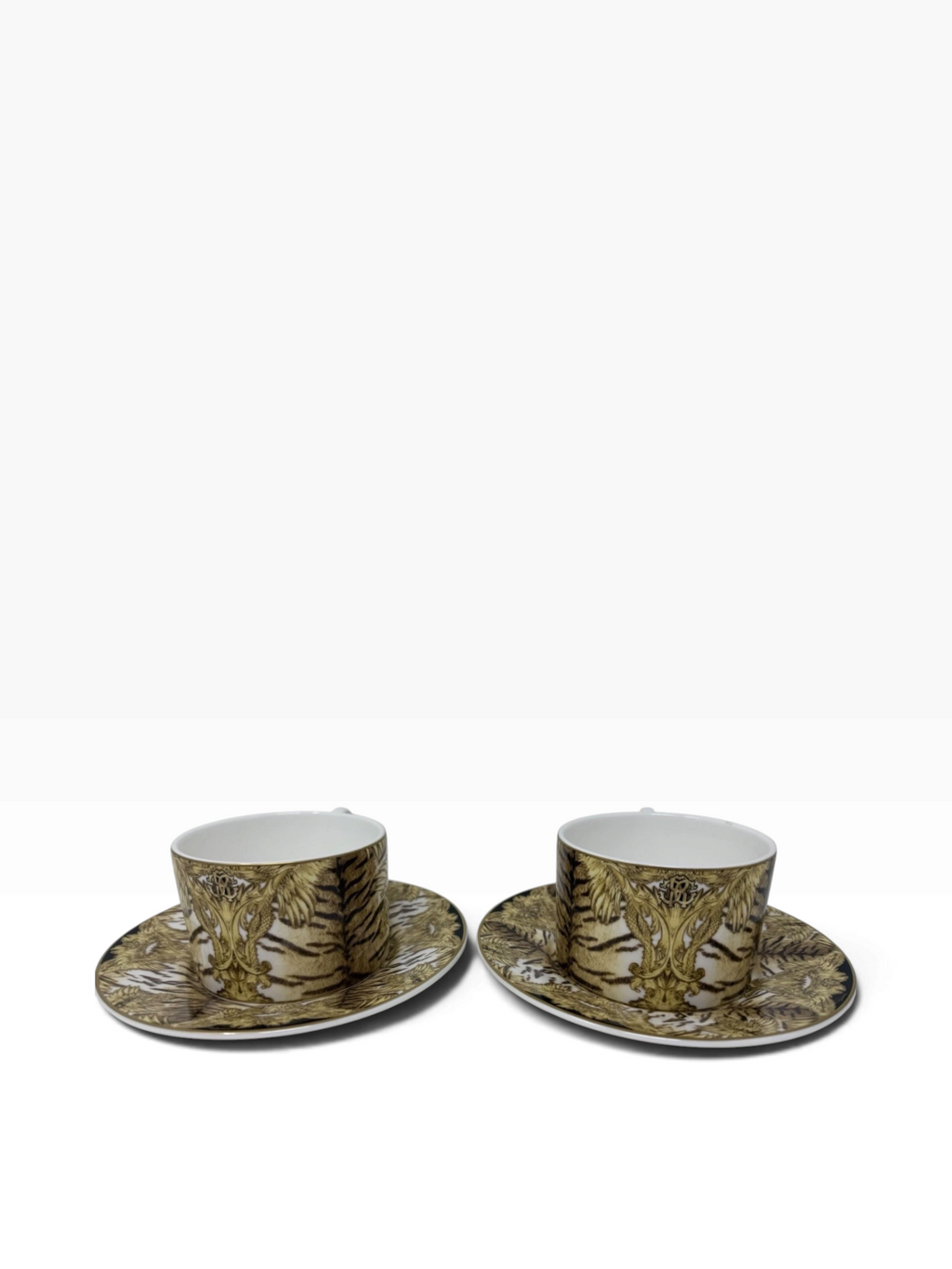 Roberto Cavalli Home Tiger Wings Coffee Cup & Saucer Set