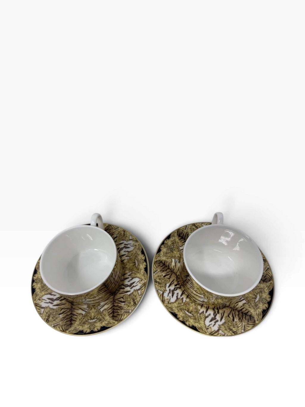 Roberto Cavalli Home Tiger Wings Coffee Cup & Saucer Set