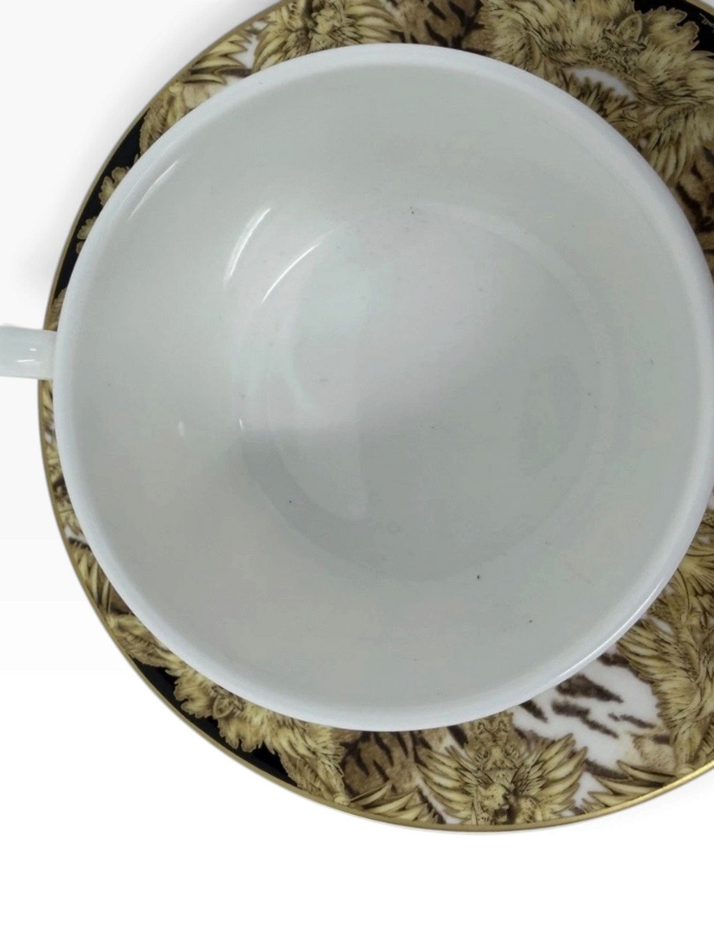 Roberto Cavalli Home Tiger Wings Coffee Cup & Saucer Set