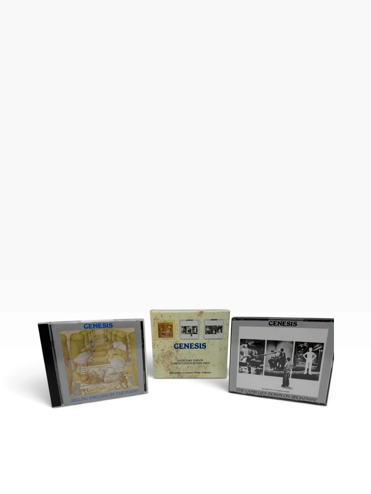 Genesis Collectors’ Edition 3 Picture Disc CD Box Set TPAK 17 1991
