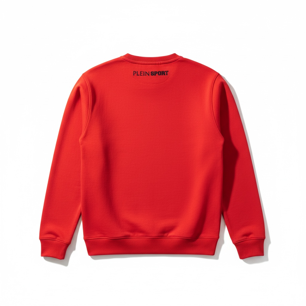 Plein Sport The Future Is Our Legacy Sweatshirt Red Gold Men’s Small