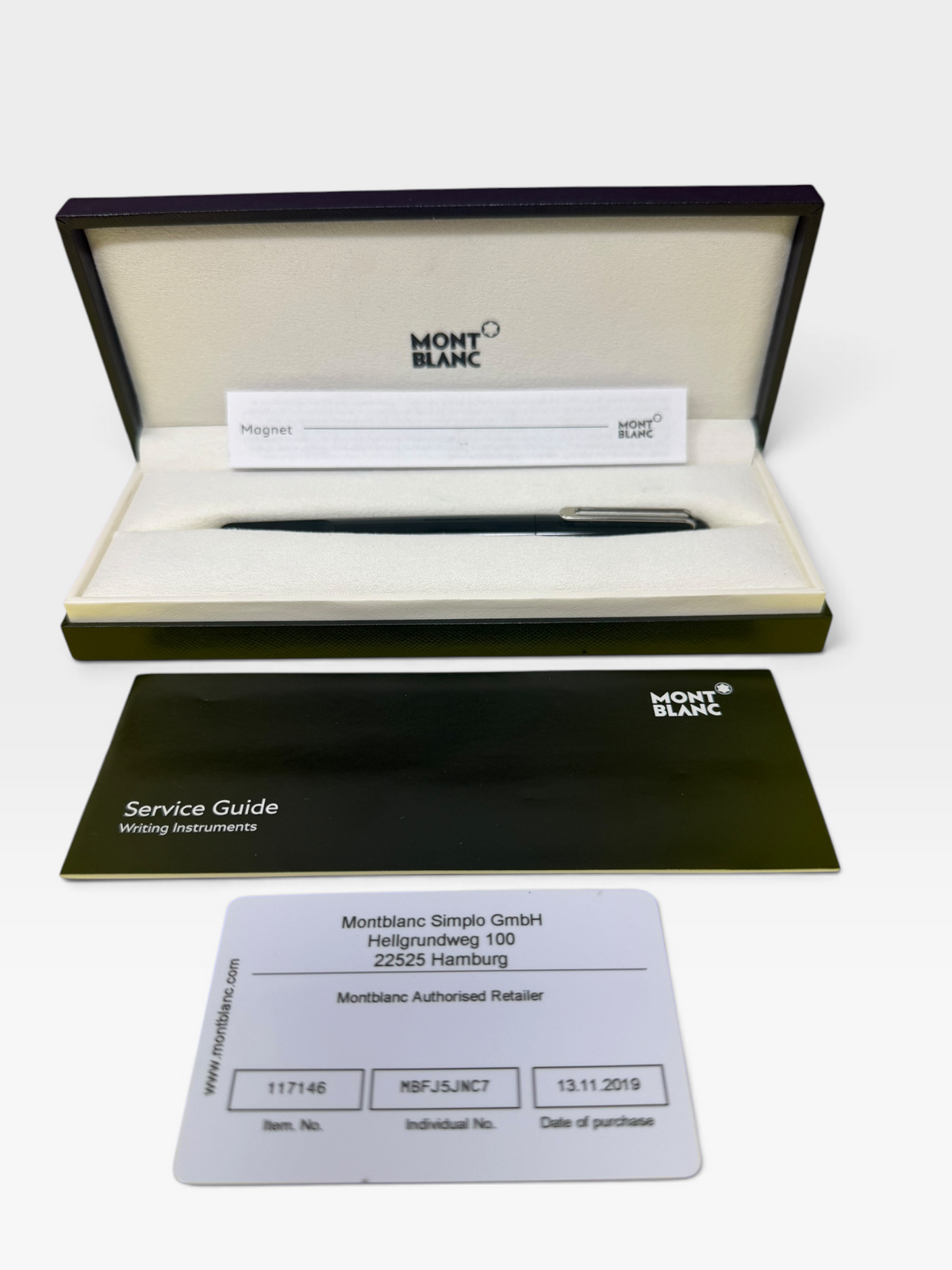 Montblanc M by Marc Newson Fountain Pen – 14ct Gold Medium Nib, Boxed with Ink