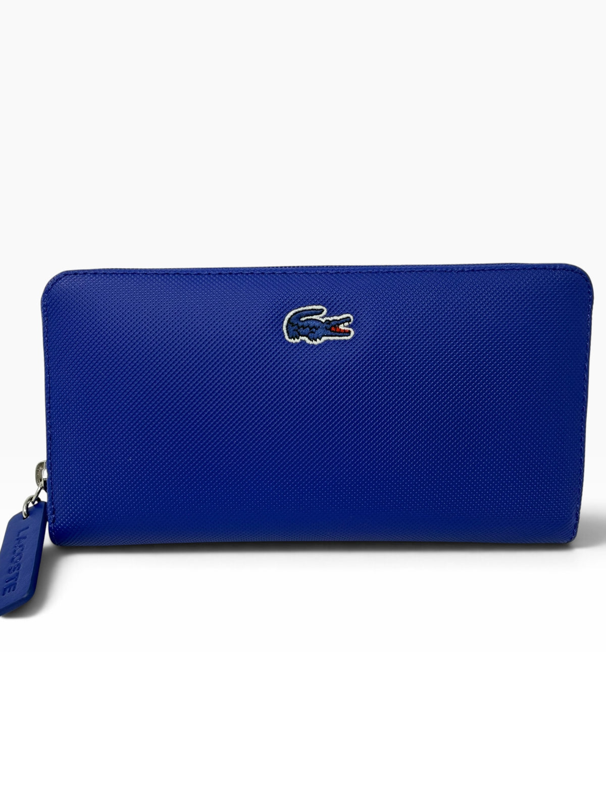 Lacoste Blue Zip Around Purse Wallet NF2285PO – Brand New & Boxed