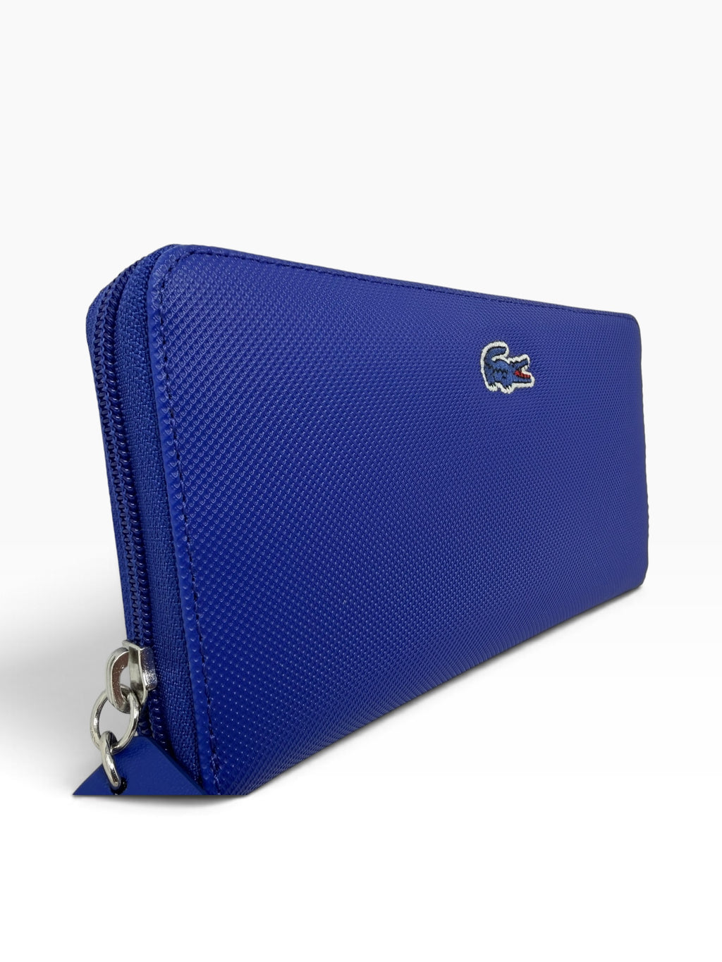 Lacoste Blue Zip Around Purse Wallet NF2285PO – Brand New & Boxed