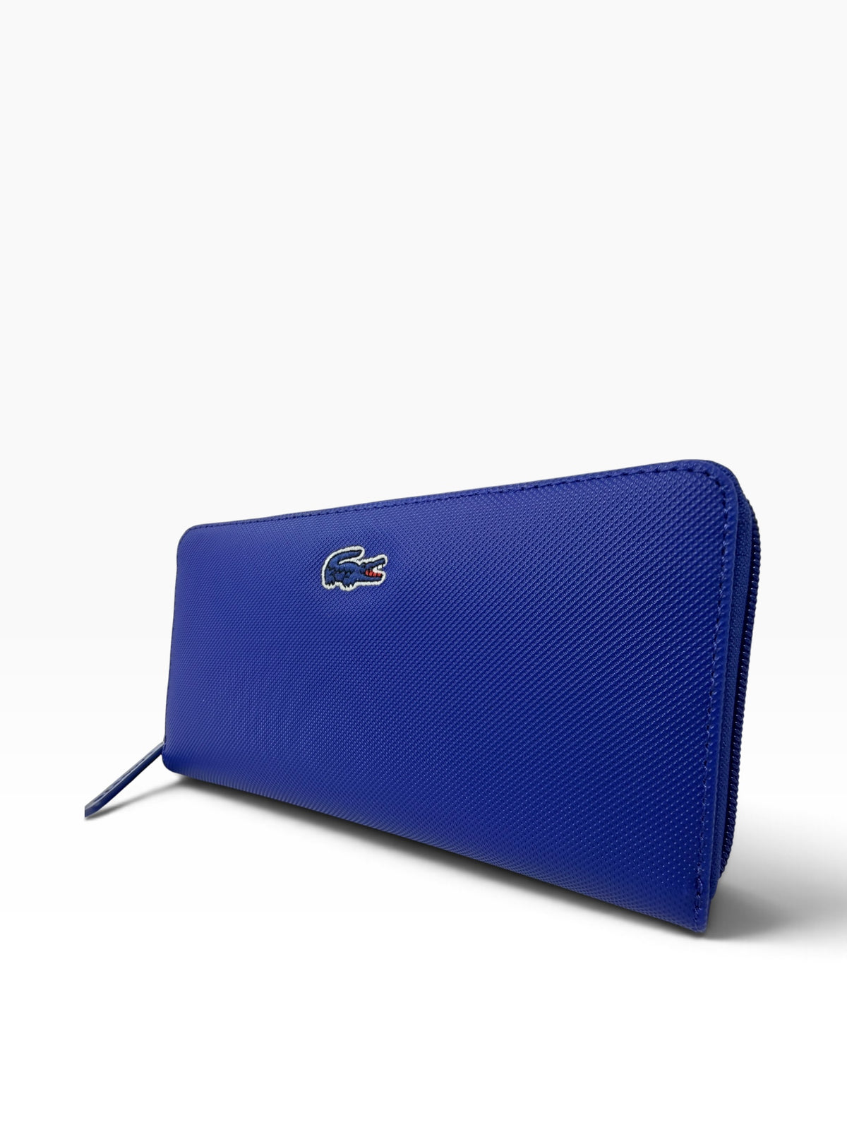 Lacoste Blue Zip Around Purse Wallet NF2285PO – Brand New & Boxed