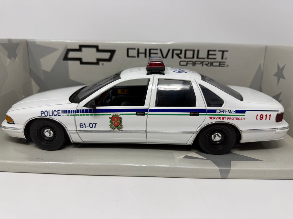 UT Models Chevrolet Caprice Brossard Police Car – Boxed Collectible Model