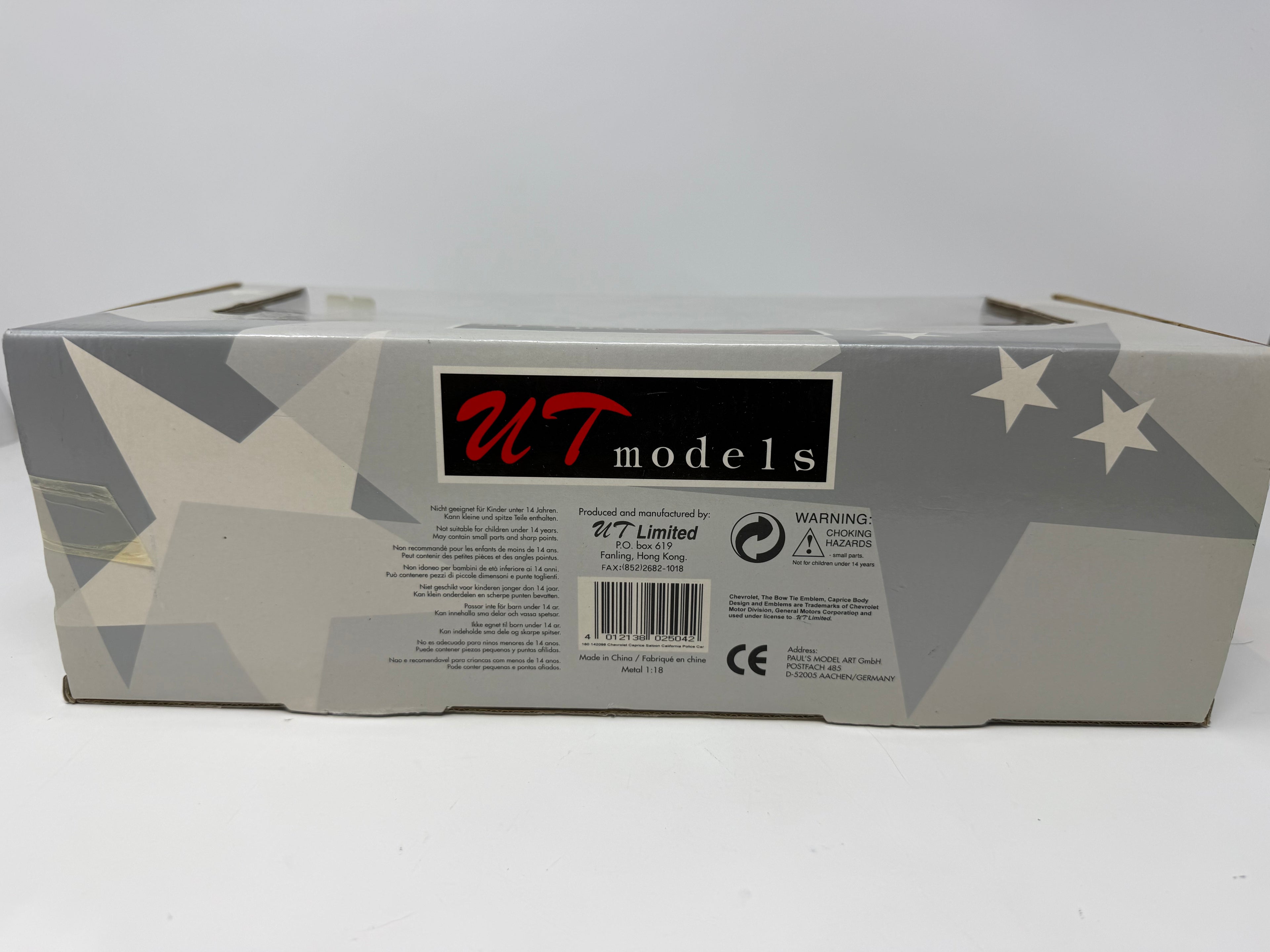UT Models Chevrolet Caprice Brossard Police Car – Boxed Collectible Model