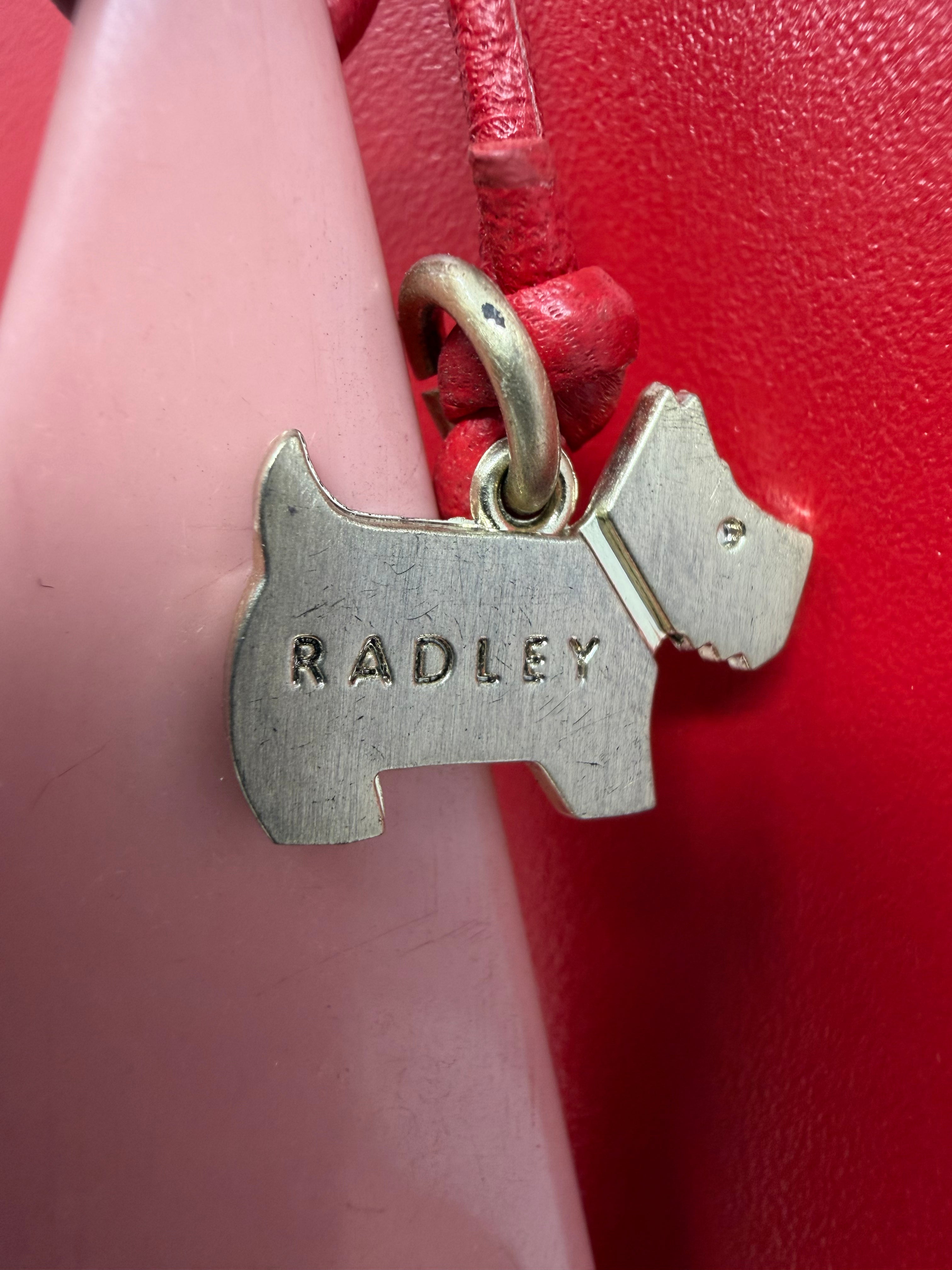 Radley London Grafton Red Leather Shoulder Bag – New with Tags & Dust Bag