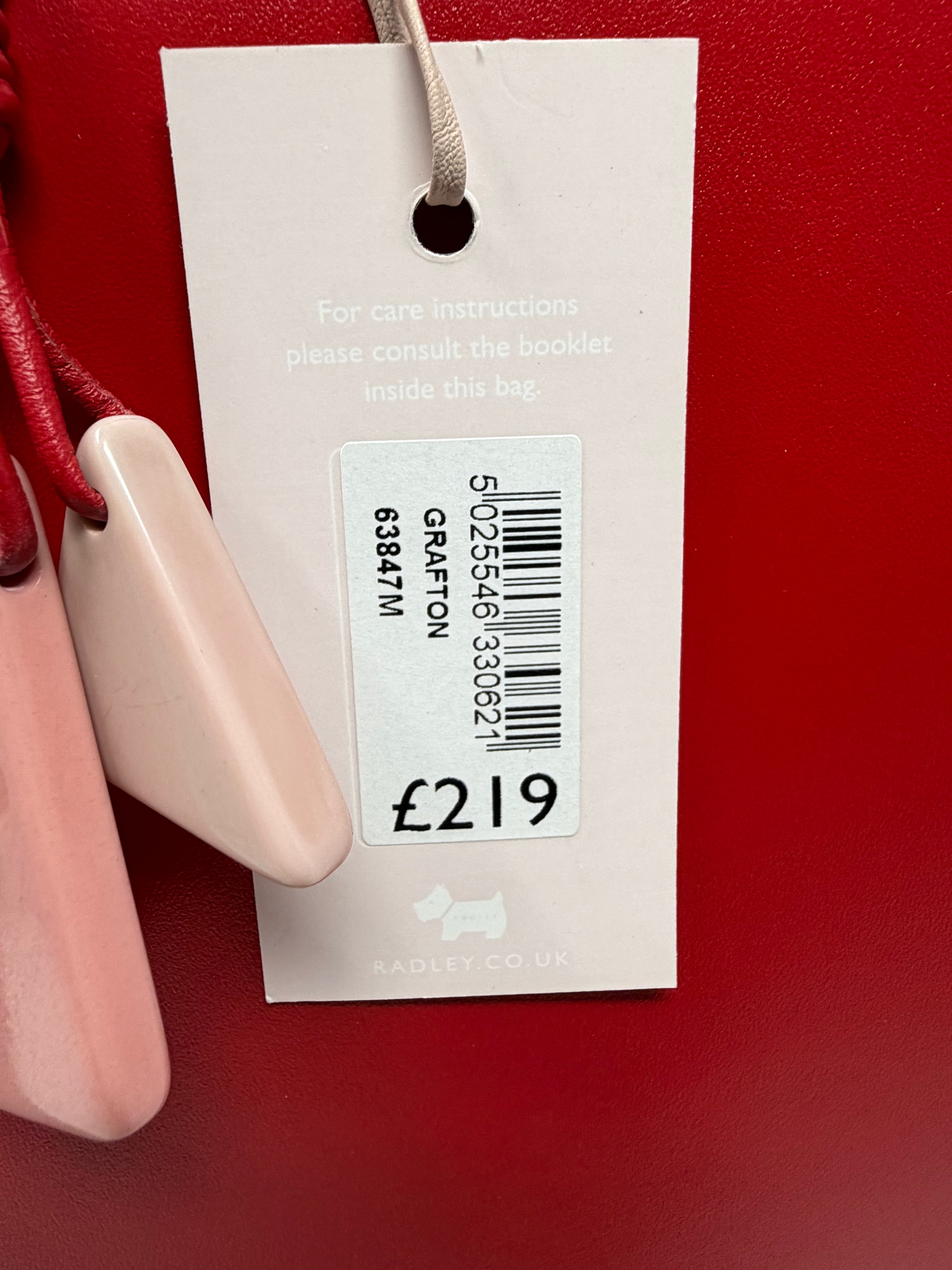 Radley London Grafton Red Leather Shoulder Bag – New with Tags & Dust Bag