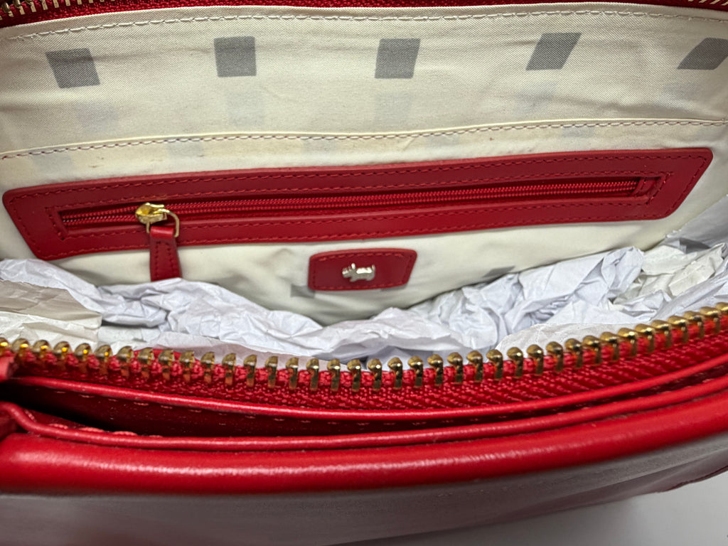 Radley London Grafton Red Leather Shoulder Bag – New with Tags & Dust Bag