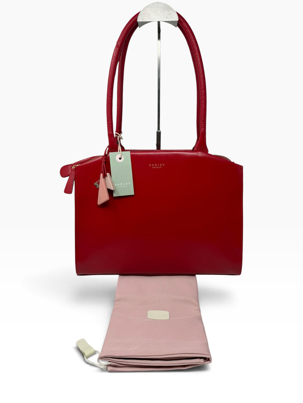 Radley London Grafton Red Leather Shoulder Bag – New with Tags & Dust Bag
