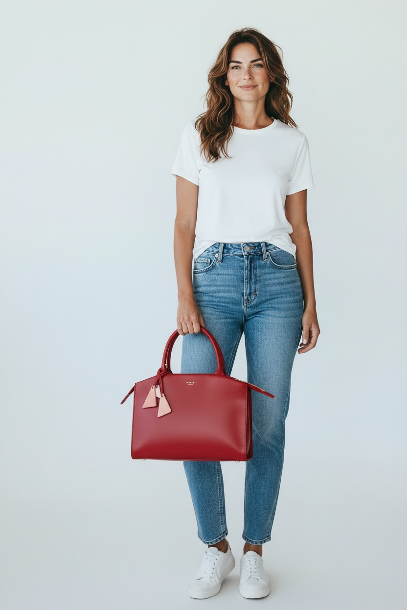 Radley London Grafton Red Leather Shoulder Bag – New with Tags & Dust Bag