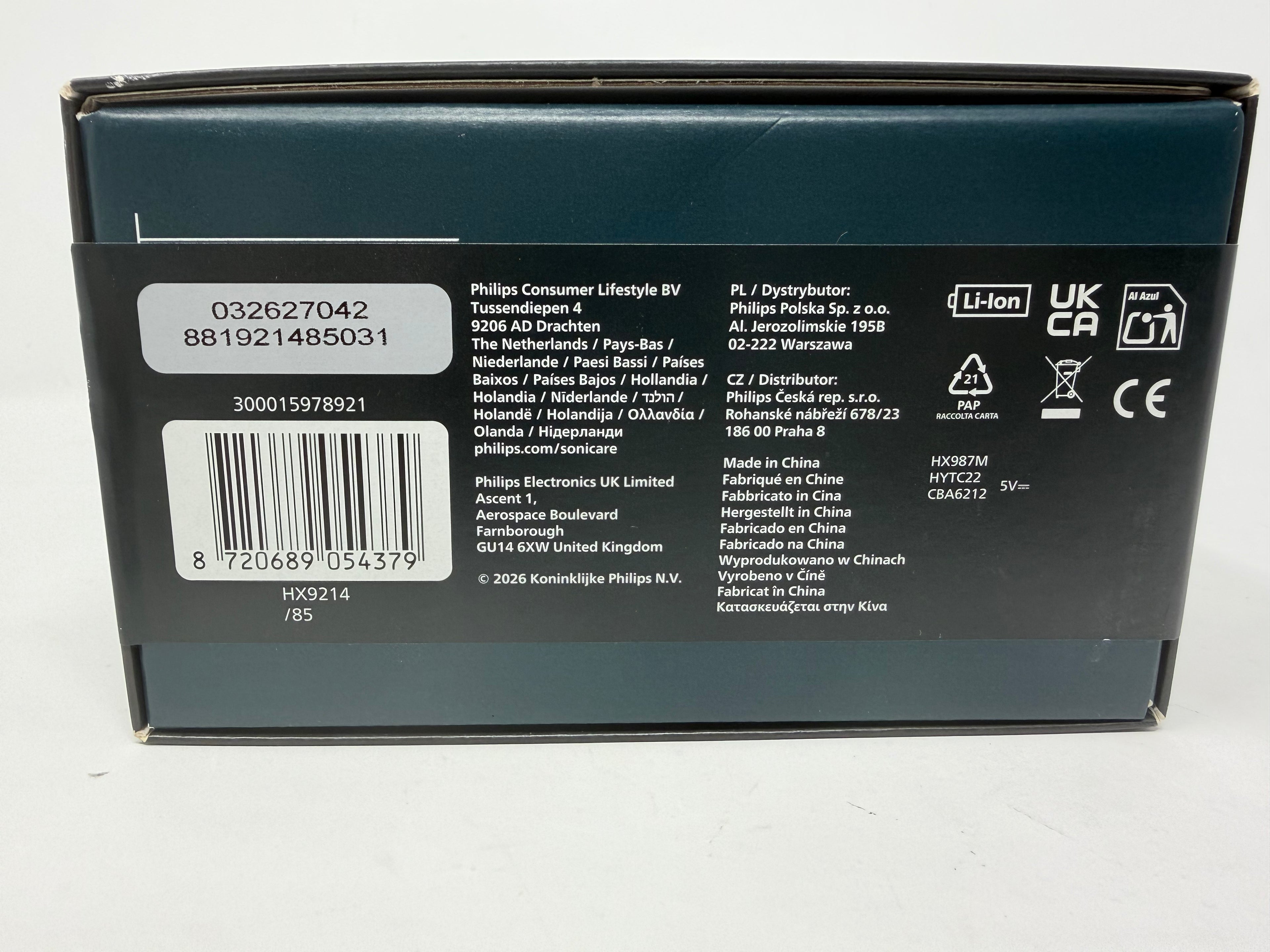 Philips Sonicare DiamondClean 9000 Electric Toothbrush – Midnight Green / Satin Mauve