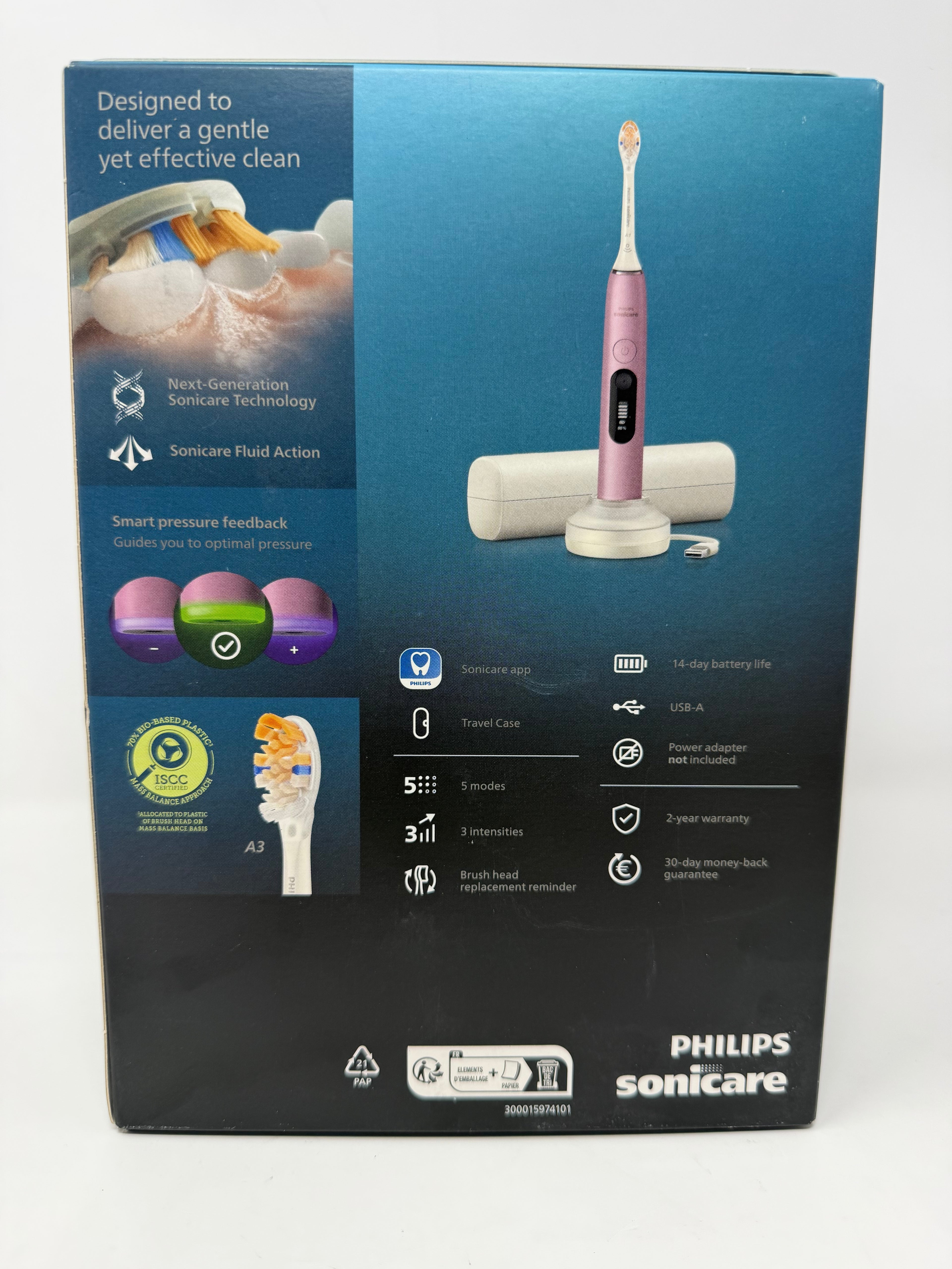 Philips Sonicare DiamondClean 8000 Electric Toothbrush – Blossom Pink HX8311/15 – Factory Sealed