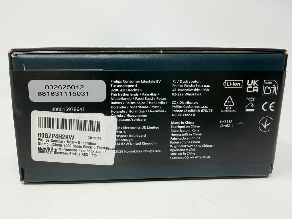 Philips Sonicare DiamondClean 8000 Electric Toothbrush – Blossom Pink HX8311/15 – Factory Sealed