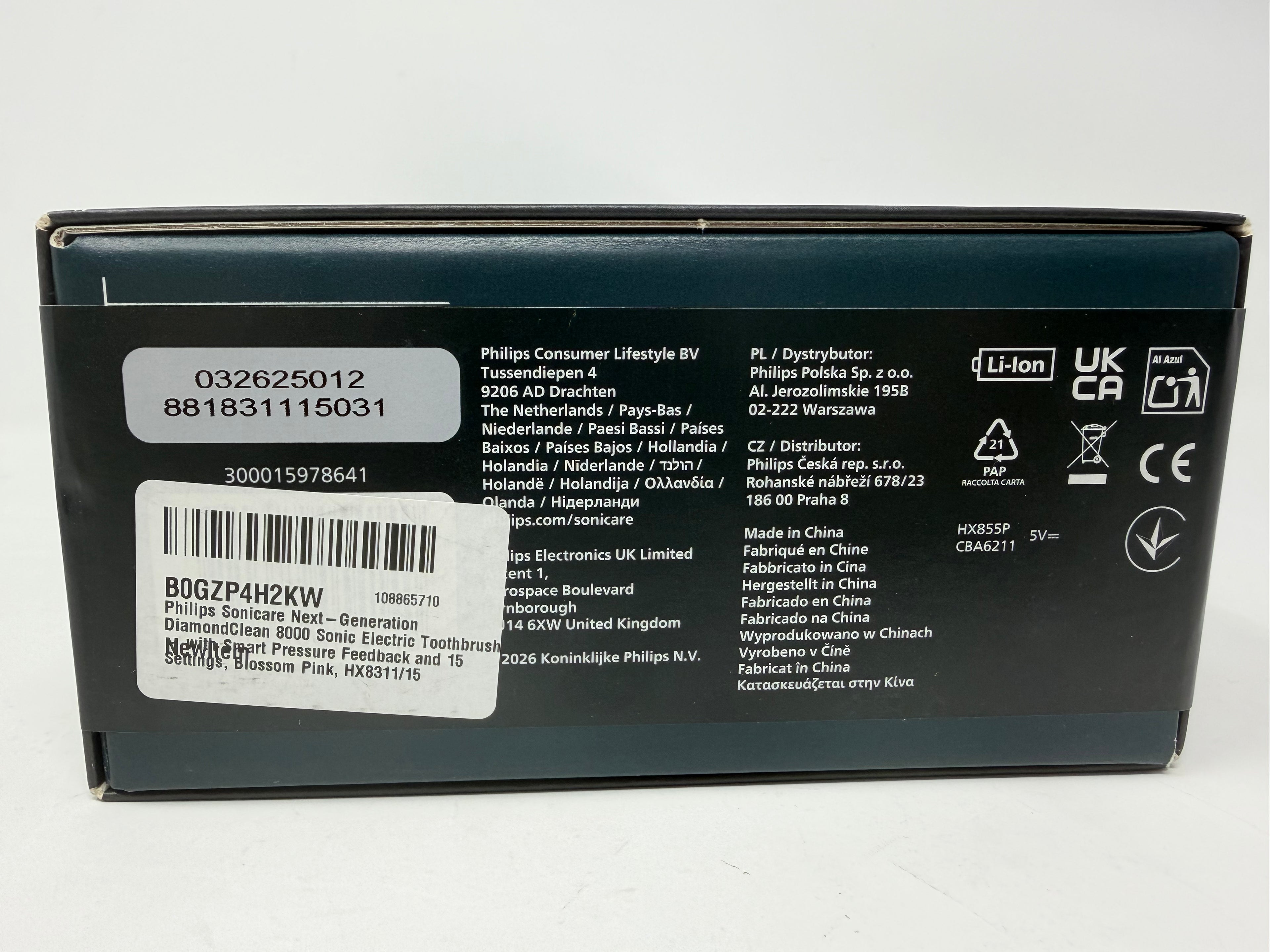 Philips Sonicare DiamondClean 8000 Electric Toothbrush – Blossom Pink HX8311/15 – Factory Sealed