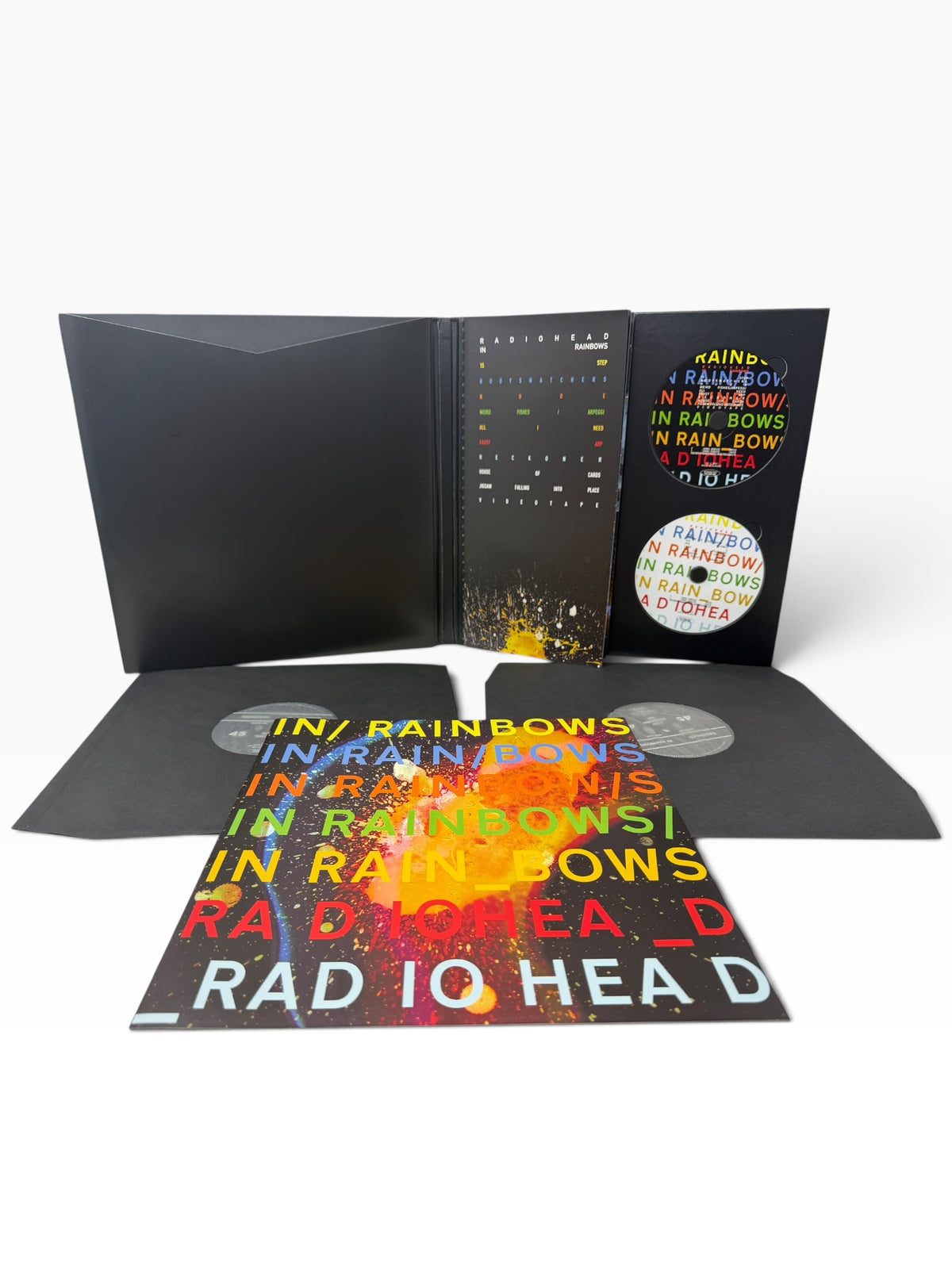 Radiohead – In Rainbows Deluxe Discbox 2LP & 2CD Complete Set with Artwork – Excellent Condition