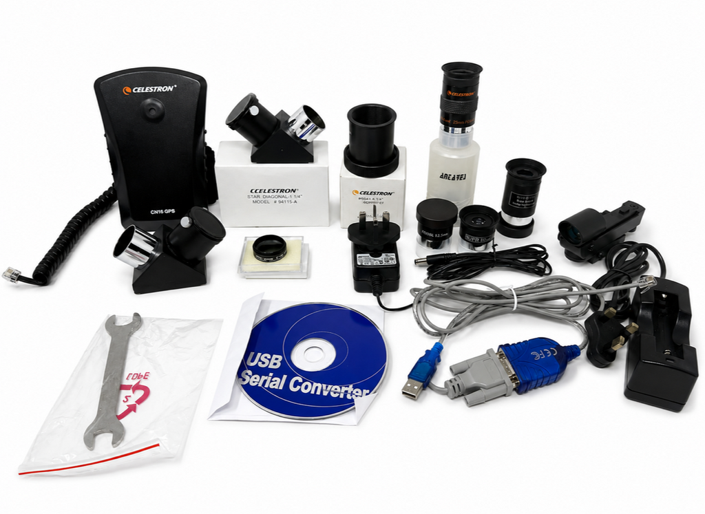 Celestron NexStar 6SE Computerised Telescope with CN16 GPS, Tripod & Accessories – Fully Tested