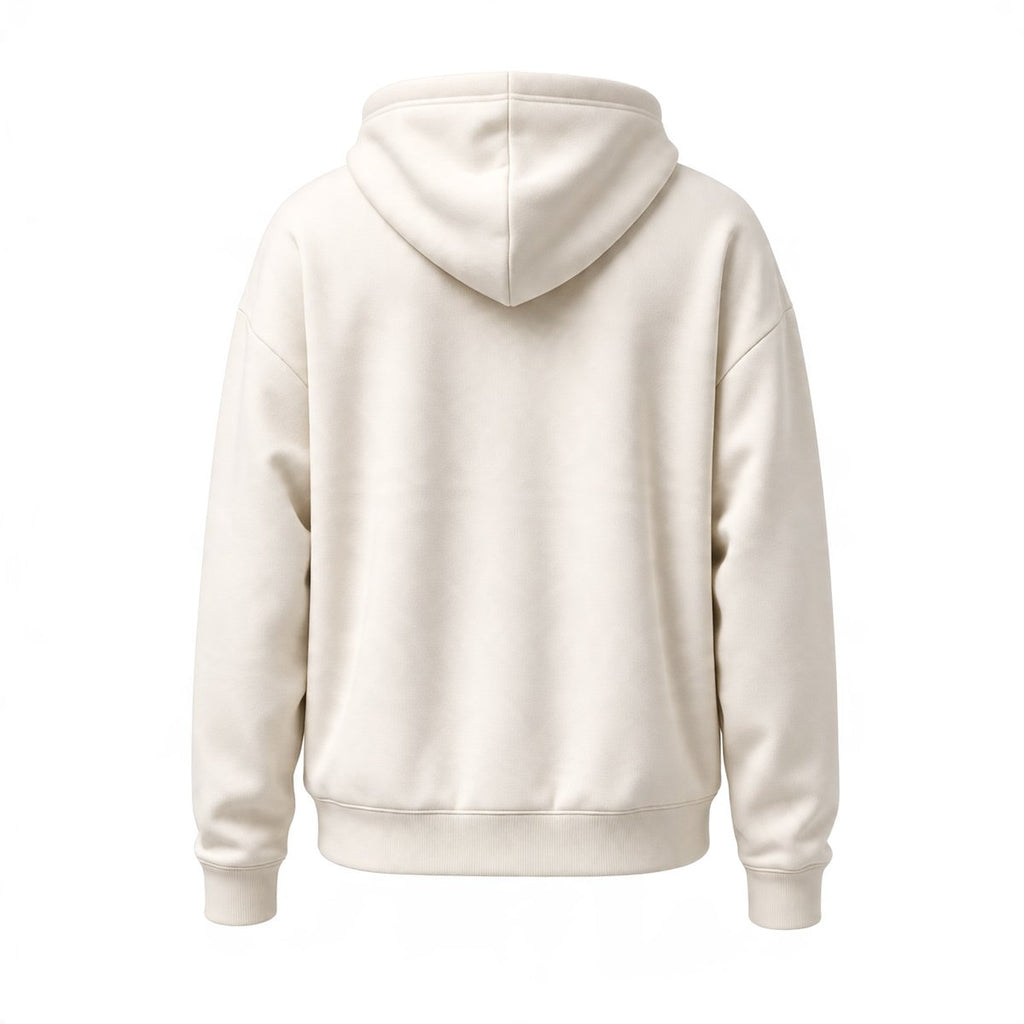 White Adidas Z.N.E. 2.0 full-zip hoodie, size L, new with tags, featuring a comfortable fit and sporty design.