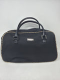 Burberry black holdall weekend bag with check trim – photo 1 of 16