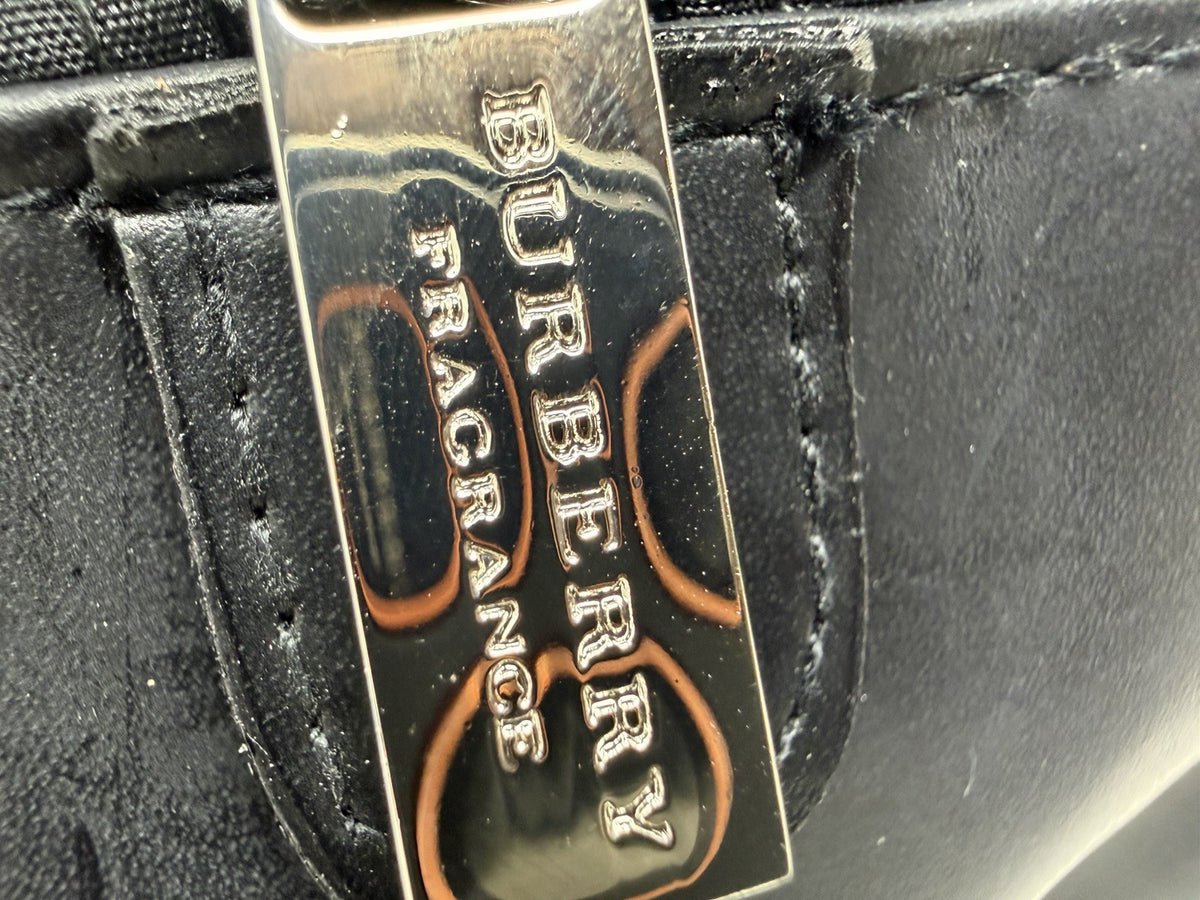 Burberry black holdall weekend bag with check trim – photo 5 of 16