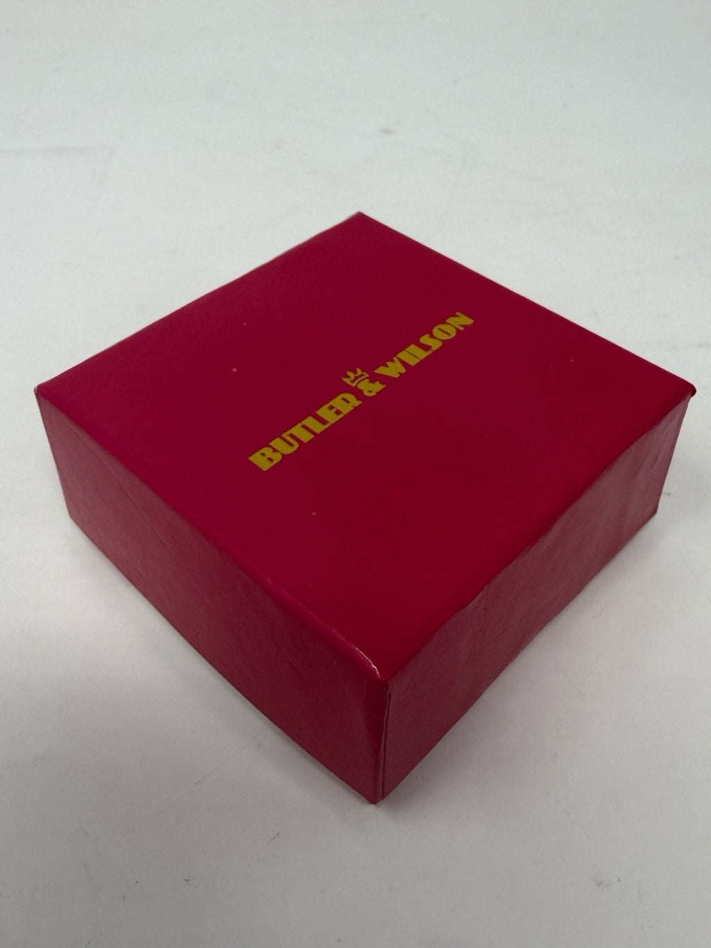 Butler & Wilson yellow enamel stiletto heel drop earrings in box – photo 6 of 8
