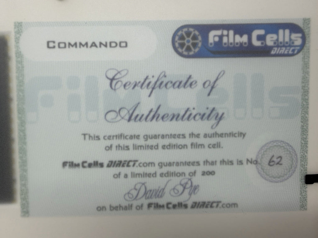 Commando framed original film cells display – photo 7 of 7