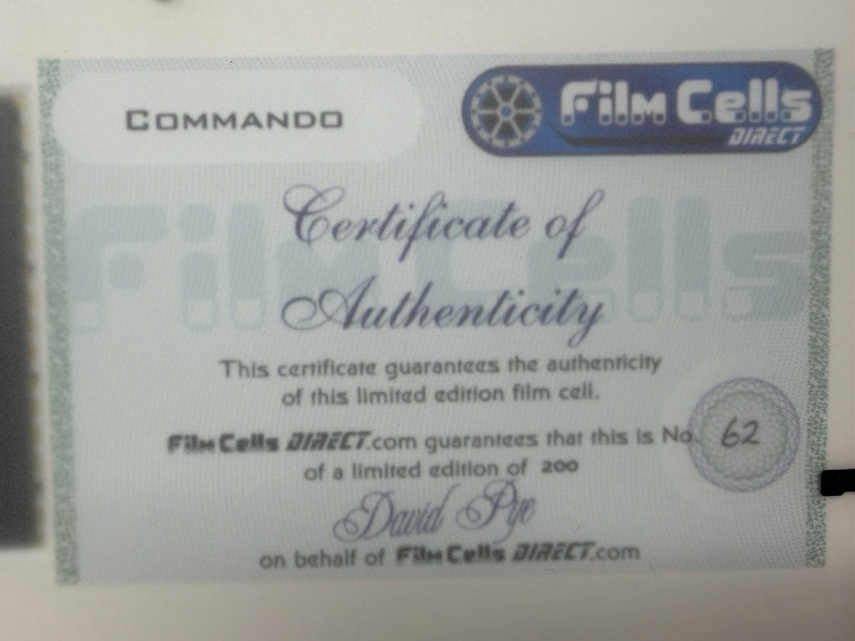 Commando framed original film cells display – photo 7 of 7