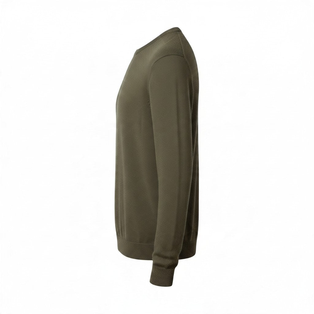 COS Olive Green Wool Crew Neck Jumper, M – Pre-owned